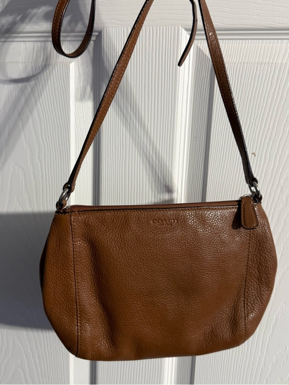Coach Leather Crossbody Bag in Brown - Picture 4 of 6